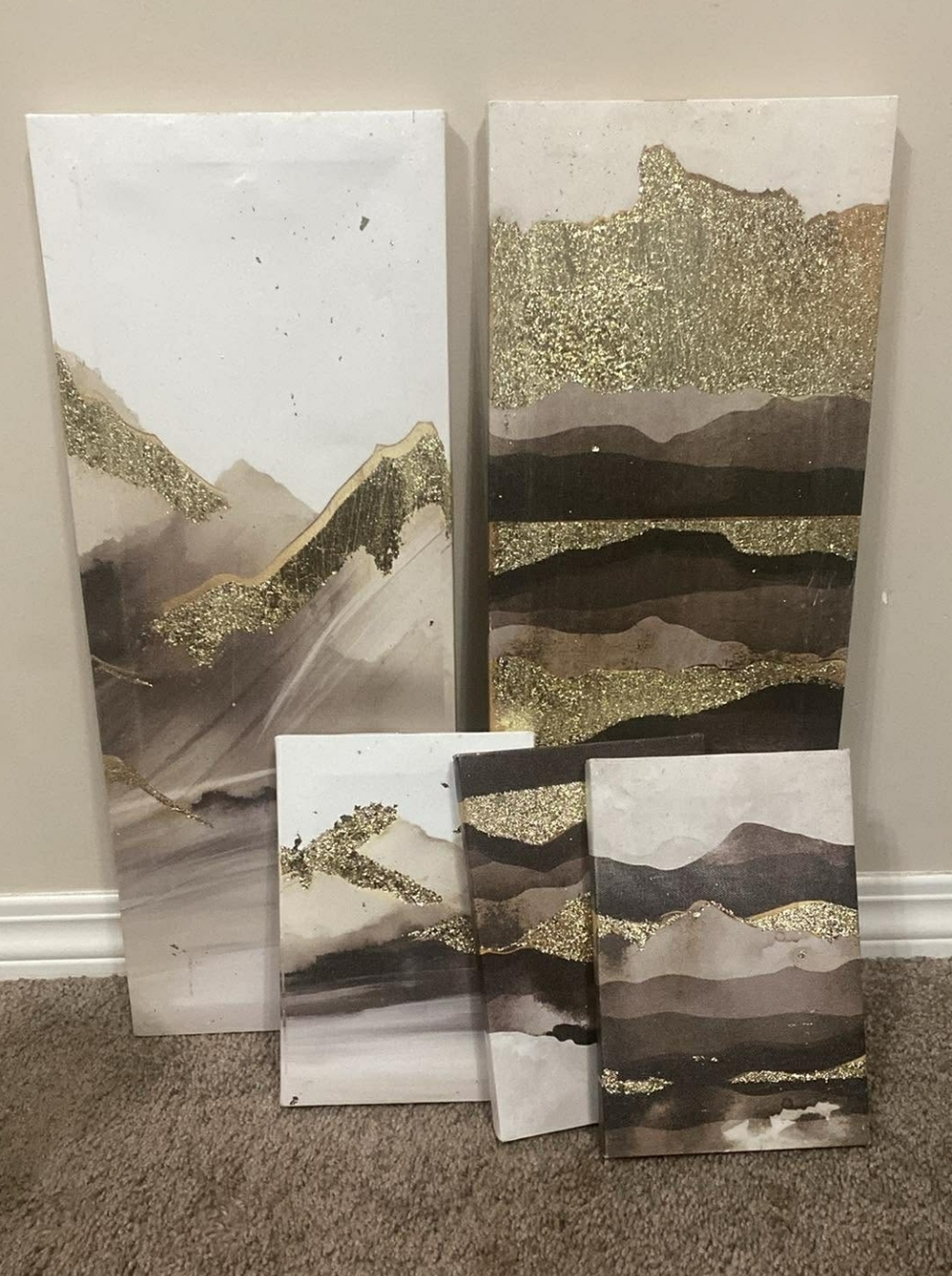 Set of 5 wall canvas